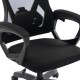 ΚΑΡΕΚΛΑ ΓΡΑΦΕΙΟΥ SALAS HM1223.01 ΠΟΛΥΠΡΟΠΥΛΕΝΙΟ & MESH--ΜΑΥΡΟ 60x60x118-128Υεκ