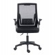 ΚΑΡΕΚΛΑ ΓΡΑΦΕΙΟΥ ZENITH HM1225.01 PP & MESH ΥΦΑΣΜΑ--ΜΑΥΡΟ 60x60x92-100Υεκ