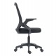 ΚΑΡΕΚΛΑ ΓΡΑΦΕΙΟΥ ZENITH HM1225.01 PP & MESH ΥΦΑΣΜΑ--ΜΑΥΡΟ 60x60x92-100Υεκ