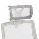 ΚΑΡΕΚΛΑ ΓΡΑΦΕΙΟΥ MATRON HM1226.02 ΛΕΥΚΟ PP--ΑΝΟΙΧΤΟ ΓΚΡΙ MESH 47x47x128Υεκ