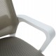 ΚΑΡΕΚΛΑ ΓΡΑΦΕΙΟΥ VELOCITY HM1229.02 ΛΕΥΚΟ PP--ΑΝΟΙΧΤΟ ΓΚΡΙ MESH 61x62x123Υεκ