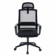 ΚΑΡΕΚΛΑ ΓΡΑΦΕΙΟΥ VELOCITY HM1229.01 ΜΑΥΡO MESH & PP 61x62x123Υεκ