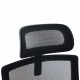 ΚΑΡΕΚΛΑ ΓΡΑΦΕΙΟΥ VELOCITY HM1229.01 ΜΑΥΡO MESH & PP 61x62x123Υεκ