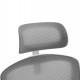 ΚΑΡΕΚΛΑ ΓΡΑΦΕΙΟΥ FLOATER HM1230.02 ΛΕΥΚΟ PP--ΑΝΟΙΧΤΟ ΓΚΡΙ MESH 62x62x106-116Υεκ