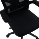 ΚΑΡΕΚΛΑ ΓΡΑΦΕΙΟΥ FLOATER HM1230.01 ΜΑΥΡO MESH & PP 62x62x106-116Υεκ