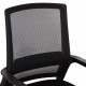 ΚΑΡΕΚΛΑ ΕΠΙΣΚΕΠΤΗ CASTER HM1228.01 PP--MESH--ΜΕΤΑΛΛΟ ΜΑΥΡΟ 46x52x94Υεκ