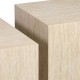 260-000044 Βοηθητικά τραπέζια Sandu pakoworld σετ 2τεμ mdf σε όψη τραβερτίνας
