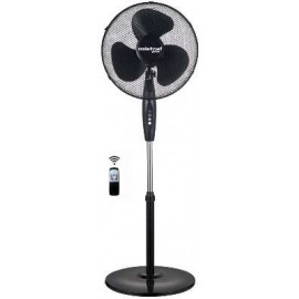 MISTRAL PLUS FS-40A10R Ανεμιστήρας Δαπέδου Ορθοστάτης Μαύρος Με Τηλεχειριστήριο 40cm 50W