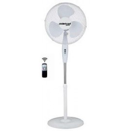 MISTRAL PLUS FS-40A10R Ανεμιστήρας Δαπέδου Ορθοστάτης Μαύρος Με Τηλεχειριστήριο 40cm 50W