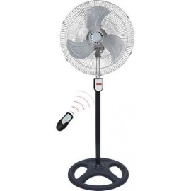 MISTRAL PLUS FS-40A10R Ανεμιστήρας Δαπέδου Ορθοστάτης Μαύρος Με Τηλεχειριστήριο 40cm 50W