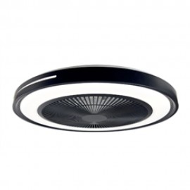 Lineme 70-02-00349-2 Ανεμιστήρας Οροφής 46cm 12W με Φως & Τηλεχειριστήριο Μαύρος