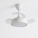 Lineme Bise 02-00347 Ανεμιστήρας Οροφής 70cm 30W με Φως & Τηλεχειριστήριο Λευκός