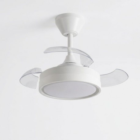 Lineme Bise 02-00347 Ανεμιστήρας Οροφής 70cm 30W με Φως & Τηλεχειριστήριο Λευκός