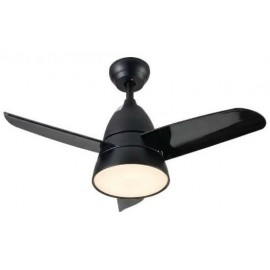 Lineme Mistral 02-00346 Ανεμιστήρας Οροφής 91cm με Φως και Τηλεχειριστήριο Μαύρος