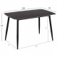 ΣΕΤ ΤΡΑΠΕΖΑΡΙΑΣ 5ΤΜΧ RAVEN HM21265.02 ΚΕΡΑΜΙΚΟ TOP ΜΑΥΡΟ ΜΑΡΜΑΡΟ--ΒΕΛΟΥΔΟ ΚΥΠΑΡΙΣΣΙ