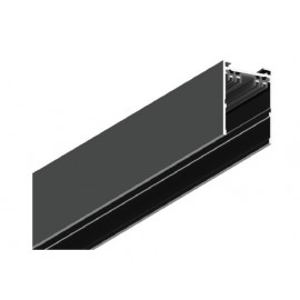 TRM20012 InLight Μαγνητική ράγα 220V με κάλυμμα μαύρη D:2m (TRM20012)