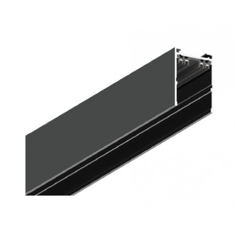 TRM20012 InLight Μαγνητική ράγα 220V με κάλυμμα μαύρη D:2m (TRM20012)