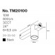 TM20100 Inlight Φωτιστικό spot LED 10W, 3CCT, 24° για μαγνητική ράγα 220V, σε μαύρη απόχρωση D:6x9.5cm (TM20100)