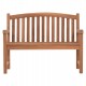 ΠΑΓΚΑΚΙ ΚΗΠΟΥ 2ΘΕΣΙΟ ELENA HM6651 ΞΥΛΟ TEAK--ΦΥΣΙΚΟ 120x60x95Υεκ.