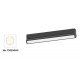 TM20080 Inlight Γραμμικό Φωτιστικό LED 15W  3CCT 120°,για Μαγνητική Ράγα 220V  σε μαύρη απόχρωση D: 33,4x6x3,3cm (TM20080)