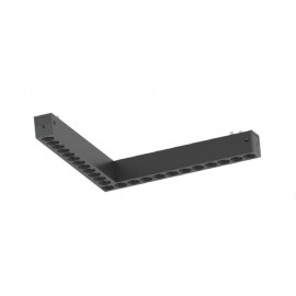 TM20050 Inlight Γωνιακό γραμμικό φωτιστικό LED 20W,με Anti-glare Dots 3CCT, 120° για μαγνητική ράγα 220V, σε μαύρη απόχρωση D:24