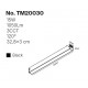 TM20030 Inlight Γραμμικό Φωτιστικό LED 15W 3CCT 120° για μαγνητική Ράγα 220V  σε μαύρη απόχρωση D: 32,8x3cm (TM20030)