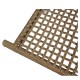 14840150 Πολυθρόνα Κήπου ArteLibre KINOSSA Λευκό/Φυσικό RATTAN Αλουμίνιο/Rattan 54x59x76cm Φυσικό/Λευκό