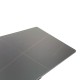 390-000029 Τραπέζι Bethan pakoworld sintered stone-μέταλλο μαύρο μαρμάρου-μαύρο 160x80x75εκ