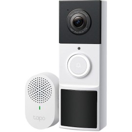 TP-LINK TAPO D210 Video Doorbell Camera Κουδούνι Πόρτας Μαύρο