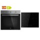 Teka HSB 6160 SS+TBC 64120 TCS BK Φούρνος άνω Πάγκου 71lt με Κεραμικές Εστίες Π59.5εκ. Μαύρος A+