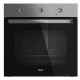 Teka HSB 6160 SS+IBC 64110 SSM BK Φούρνος άνω Πάγκου 70lt με Κεραμικές Εστίες Π59.5εκ. Μαύρος A+