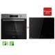 Teka HSB 6350 SS + 64110 SSM BK Φούρνος άνω Πάγκου 71lt με Επαγωγικές Εστίες Π59.5εκ. Inox Α+