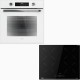 Teka HSB 6350WH + IBC 64110 SSM HSB Φούρνος άνω Πάγκου 70lt με Επαγωγικές Εστίες Π59.5εκ. Λευκός Α+