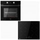 Teka HLB 8408 BK + IBC 64110 SSM Φούρνος άνω Πάγκου 71lt με Επαγωγικές Εστίες Π59.5εκ. Μαύρος Α+