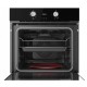Teka HLB 8400 FBK + IBC 64110 SSM HLB Φούρνος άνω Πάγκου 71lt με Επαγωγικές Εστίες Π59.5εκ. Μαύρος A+