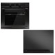Teka HLB 85-G1 P PIZZA+ IBF 64 - G1 Φούρνος άνω Πάγκου 70lt με Επαγωγικές Εστίες Π59.5εκ. Μαύρος A+