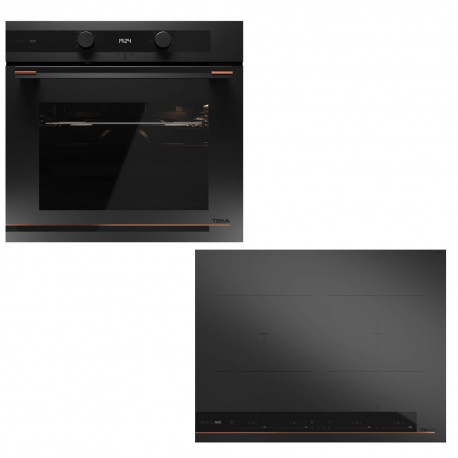 Teka HLB 85-G1 P PIZZA+ IBF 64 - G1 Φούρνος άνω Πάγκου 70lt με Επαγωγικές Εστίες Π59.5εκ. Μαύρος A+
