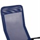 ΞΑΠΛΩΣΤΡΑ ΚΟΥΝΙΣΤΗ SWINGSAND HM6553.05 ΜΠΛΕ TEXTILENE--ΜΑΥΡΟ ΜΕΤΑΛΛΟ 143x60x94Υεκ