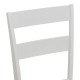 091-000022 Καρέκλα Dallan pakoworld rubberwood λευκό 40x47.5x89εκ
