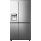 Hisense RS818N4IIEΨυγείο Ντουλάπα 632lt No Frost Υ179xΠ91.4xΒ77.8cm Inox E