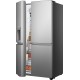 Hisense RS818N4IIEΨυγείο Ντουλάπα 632lt No Frost Υ179xΠ91.4xΒ77.8cm Inox E