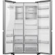 Hisense RS818N4IIEΨυγείο Ντουλάπα 632lt No Frost Υ179xΠ91.4xΒ77.8cm Inox E