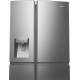 Hisense RS818N4IIEΨυγείο Ντουλάπα 632lt No Frost Υ179xΠ91.4xΒ77.8cm Inox E