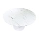 200-001411 Τραπεζαρία Balou-Parker pakoworld σετ 5τεμ λευκό-μπεζ Φ120x73εκ