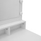 412-000001 Τουαλέτα κρεβατοκάμαρας Vanity pakoworld με led λευκό 80x40x140εκ