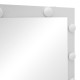 412-000001 Τουαλέτα κρεβατοκάμαρας Vanity pakoworld με led λευκό 80x40x140εκ
