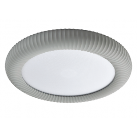 42054-Gray Inlight Φωτιστικό Οροφής Γύψινο LED 36W, 3000K, Γκρι D:40x6,5cm(42054-Gray)