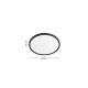 42036-D-Silver Inlight Πλαφονιέρα οροφής LED 24W 3CCT (by switch on base) σε ασημί απόχρωση D:30x2,5cm (42036-D-Silver)