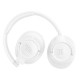 JBL Tune 730BT Ασύρματα / Ενσύρματα Over Ear Ακουστικά με 76 ώρες Λειτουργίας Λευκά