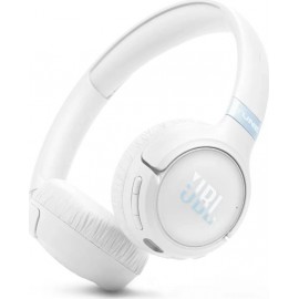 JBL Tune 680NC Ασύρματα Bluetooth On Ear Ακουστικά με 50 ώρες Λειτουργίας Λευκά